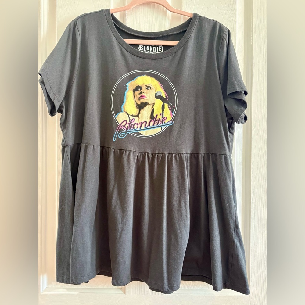 Blondie Graphic Babydoll T-Shirt -Torrid Sz 2